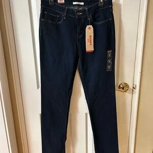 Levi's Women's Deep Indigo Skinny Jeans